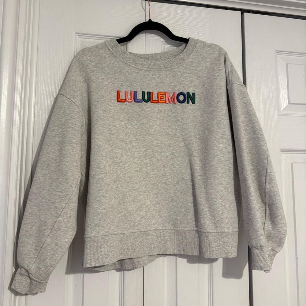 Lululemon Perfectly Oversized Fleece Crew *Graphic